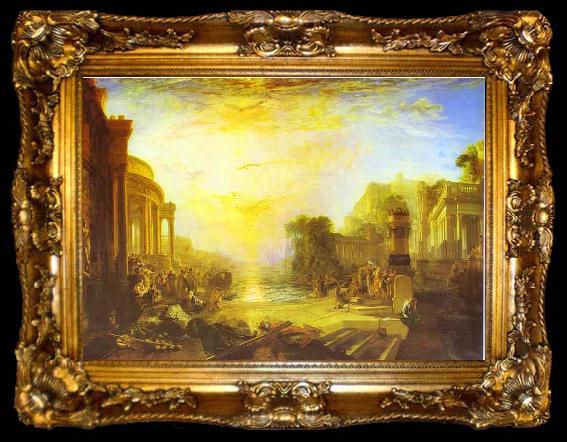 framed  J.M.W. Turner The Decline of the Carthaginian Empire, ta009-2